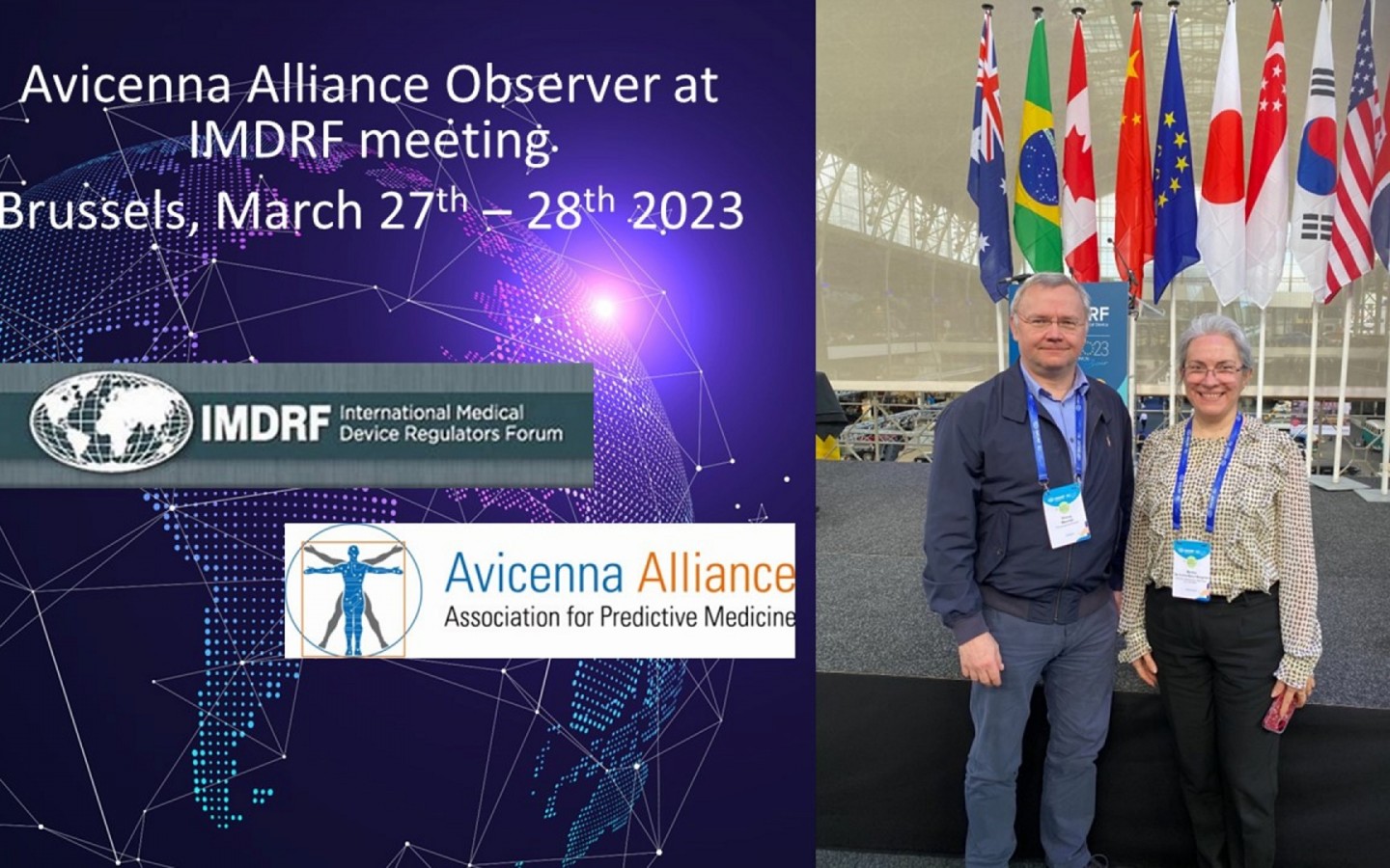 Avicenna Alliance Observer at IMDRF meeting in Brussels