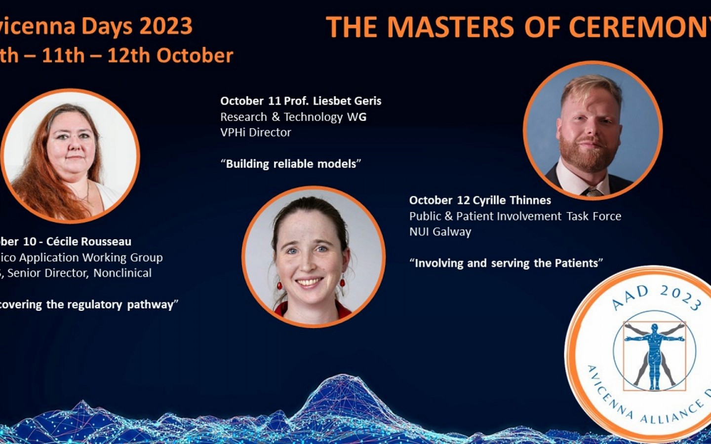 Avicenna Days (AAD) 2023 - Masters of Ceremony