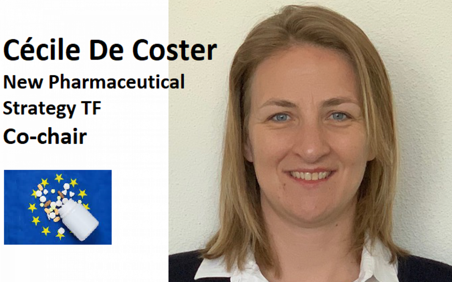 Cécile De Coster is the new Avicenna Pharmaceutical Strategy Task Force Co-chair