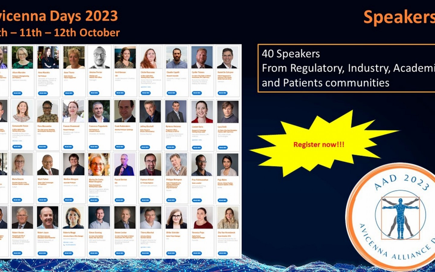 DON'T MISS THE AVICENNA DAYS 2023!!! STARTING TOMORROW!!!
