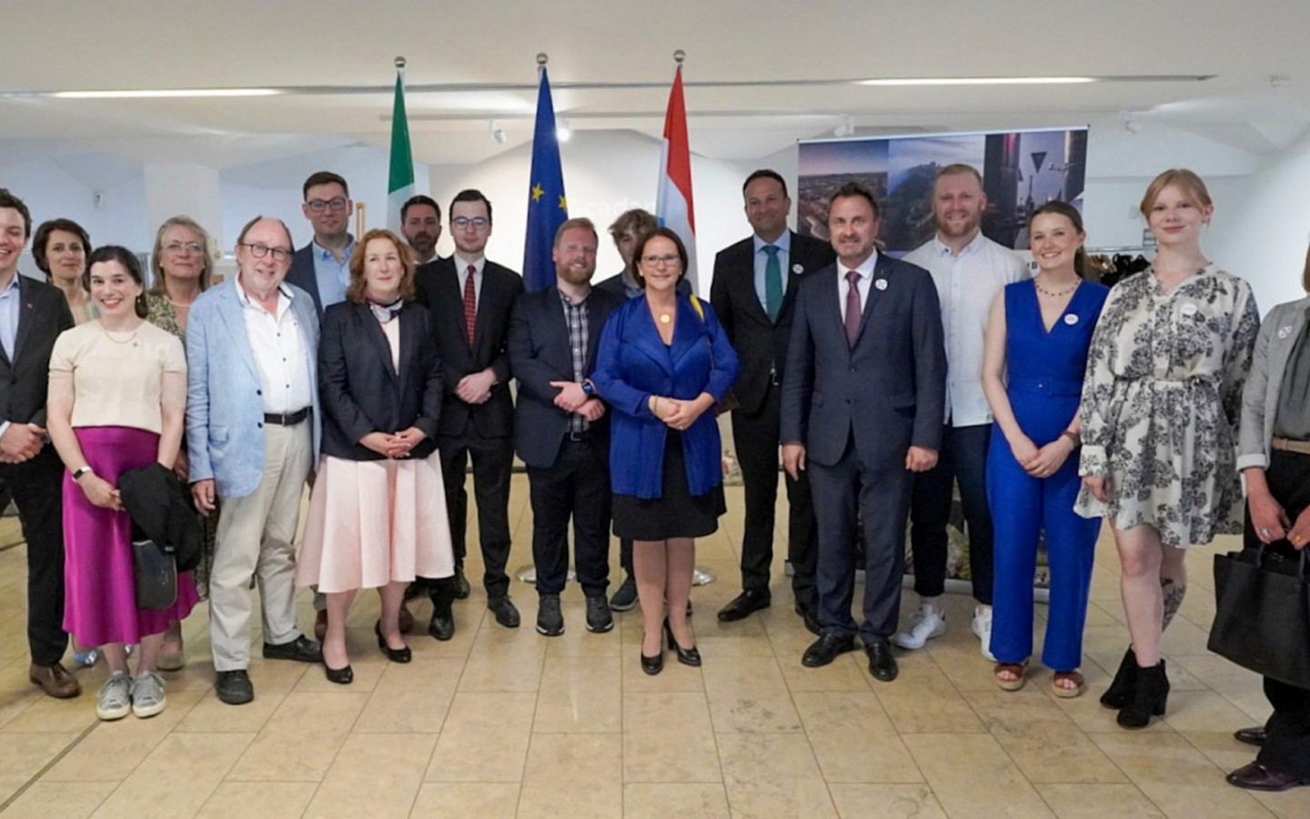 Meeting delegation from Ireland and Luxembourg