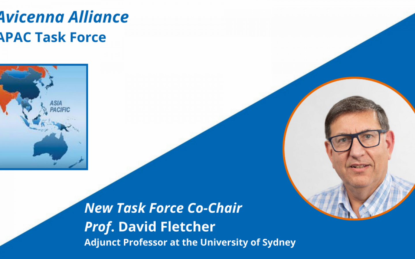 Prof David Fletcher is the new APAC TF Co-Chair