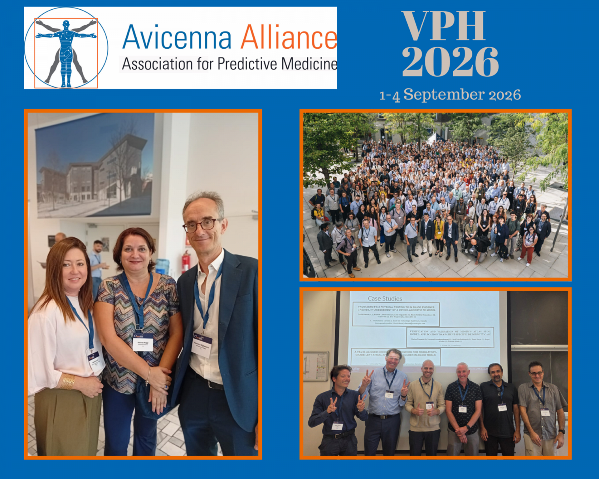 Avicenna Alliance at VPH2026: a strong community shaping the future of in silico medicine