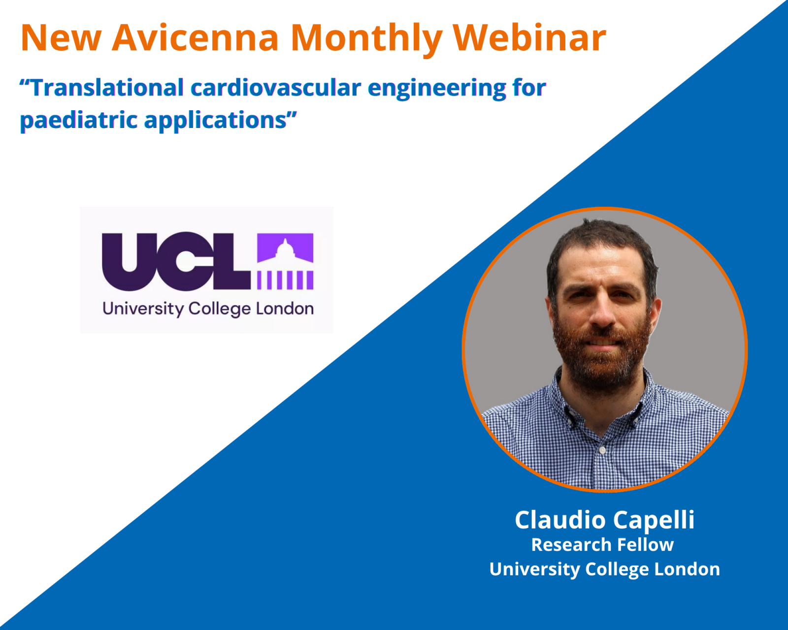 FUTURE WEBINAR - 2026, Tuesday October 13th - “Translational cardiovascular engineering for paediatric applications”