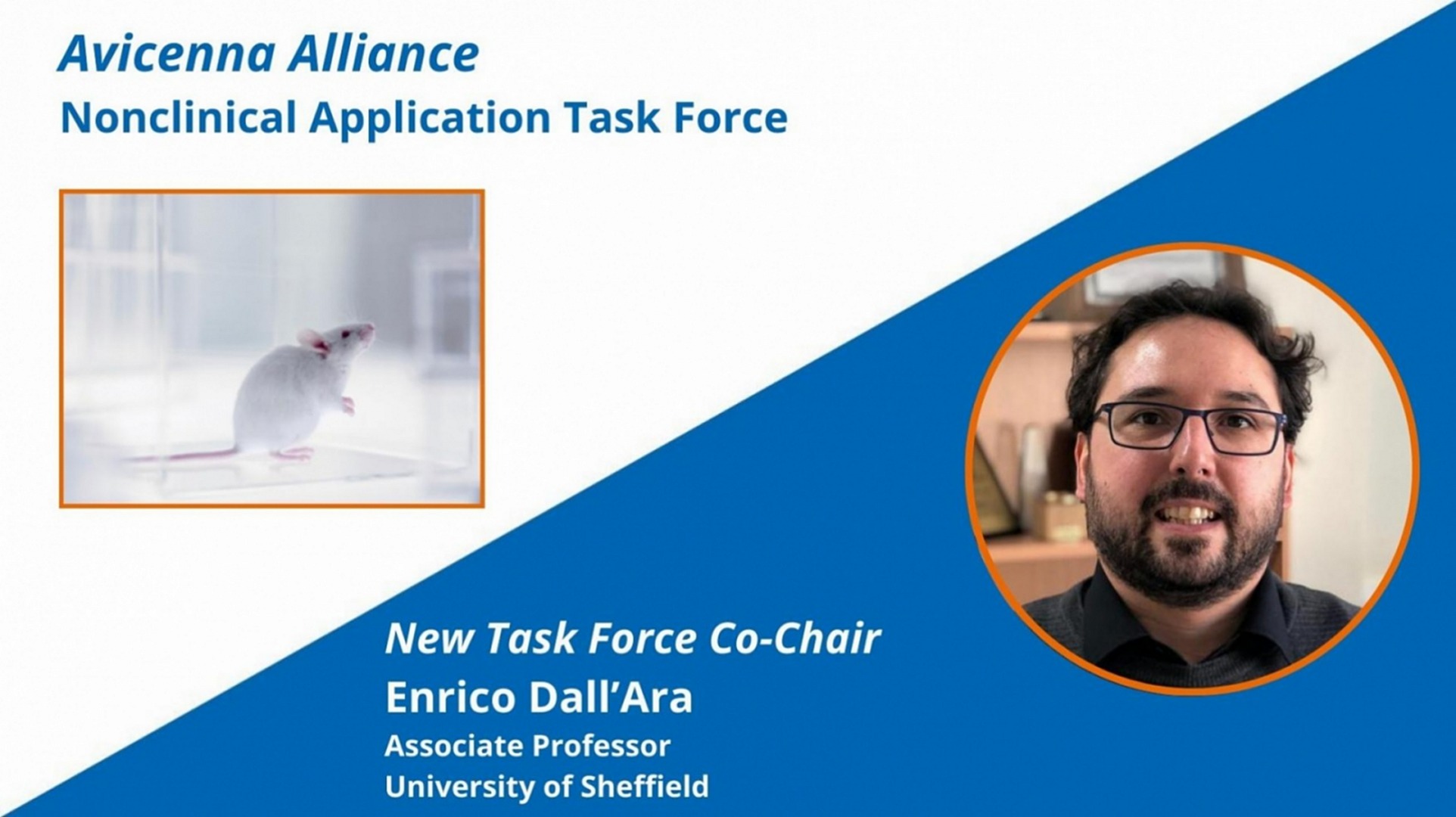 Prof Enrico Dall’Ara is the new Nonclinical Application TF Co-Chair