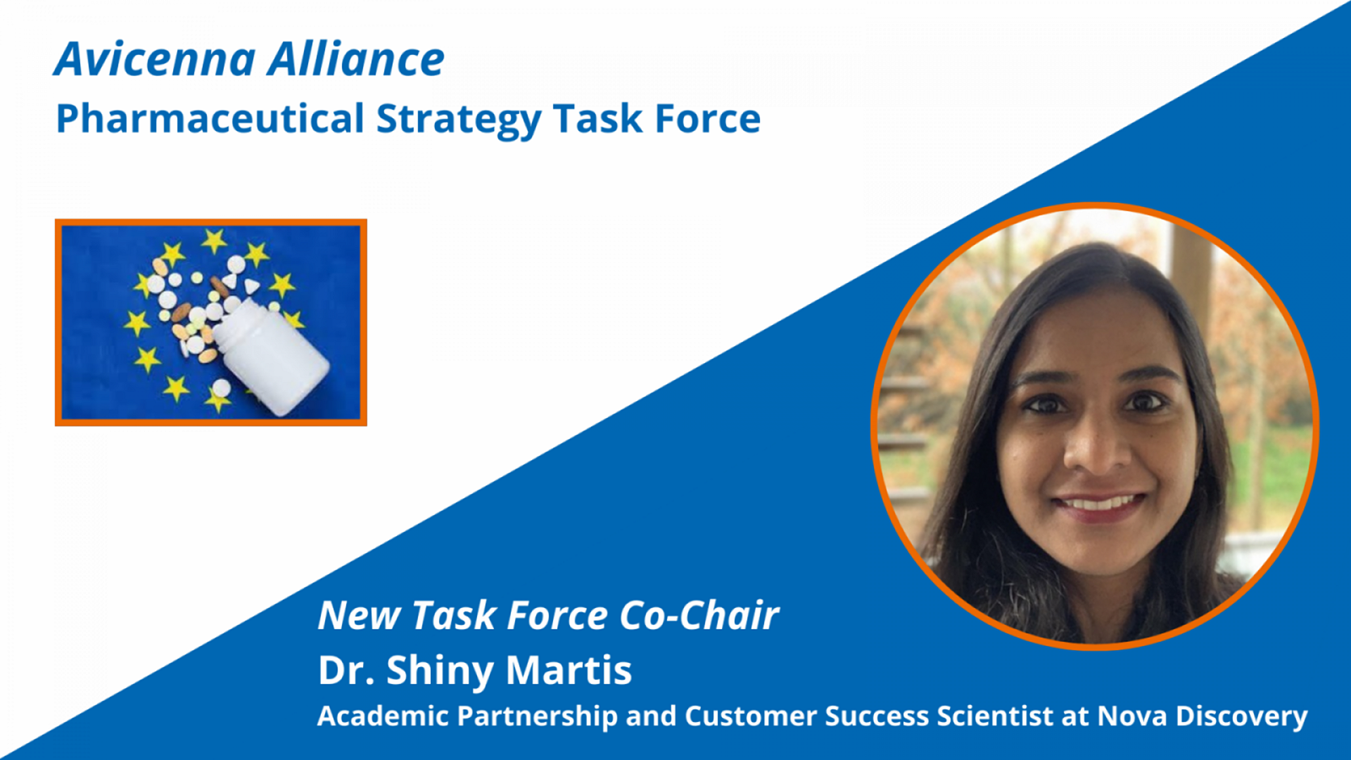 Shiny Martis is the new Pharmaceutical Strategy TF Co-Chair